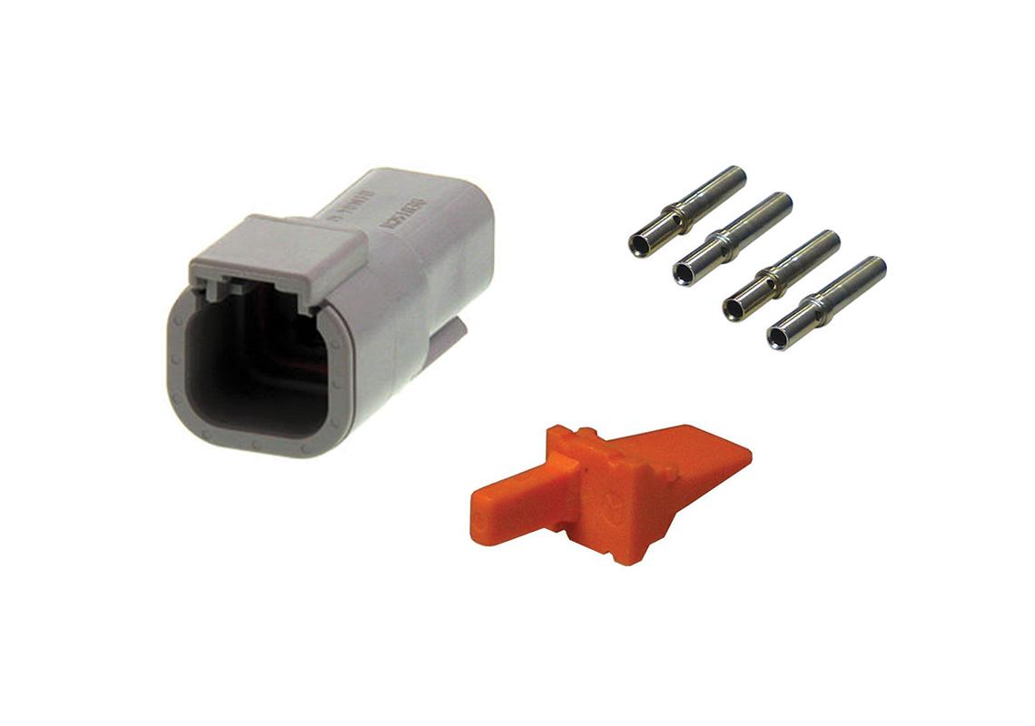 DTM04-4P Deutsch 4-way male connector repair kit